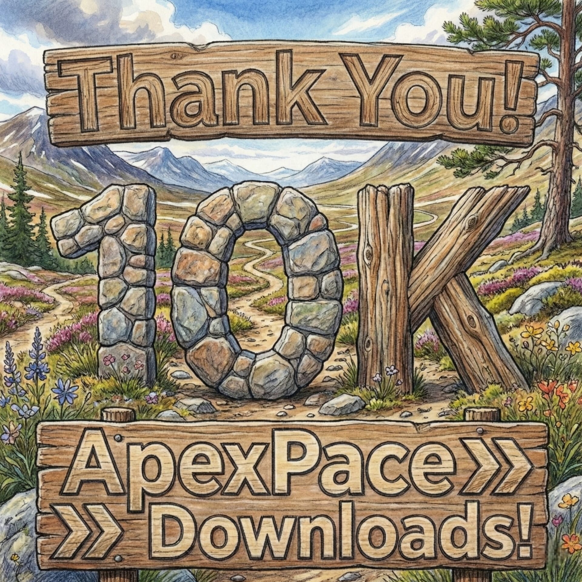 10 000 Downloads! - Thank you! - Let’s keep pushing the pace together! 🏃♂️💨